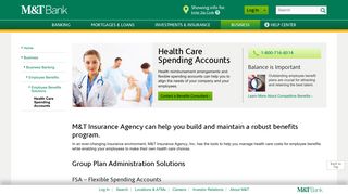 
                            2. Health Care Spending Accounts - Business | M&T Insurance ... - M&t Hsa Portal