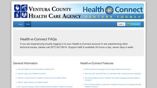 
                            2. Health-e-Connect | Ventura County - Healtheconnections Portal