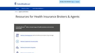
Health Insurance Broker & Agent Resources | UnitedHealthcare
