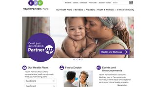 Health Partners Plans: Affordable Health Insurance in PA ... - Senior Health Partners Provider Portal