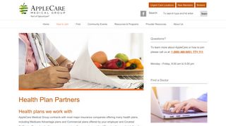 
                            4. Health Plan Partners | AppleCare Medical Group - Applecare Medical Group Provider Portal