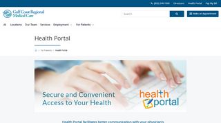 Health Portal | Gulf Coast Regional Medical Care - Gulf Coast Medical Center Patient Portal