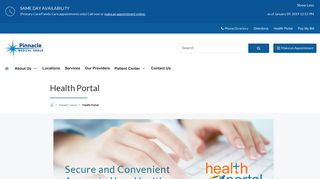 
Health Portal | Pinnacle Medical Group  
