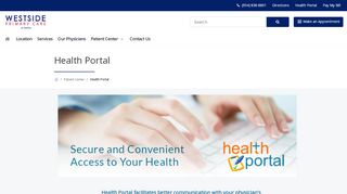 
                            1. Health Portal | Westside Primary Care - Westside Primary Care Patient Portal