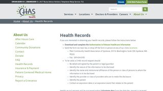 
                            3. Health Records | CHAS Health - Chas Patient Portal