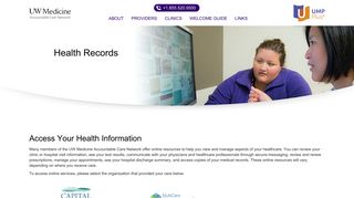 
                            8. Health Records | UMP Plus – UW Medicine Accountable Care ... - Caresi Login
