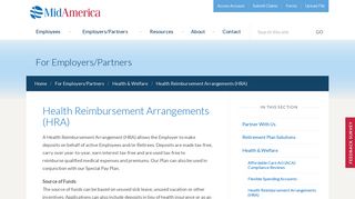
                            5. Health Reimbursement Arrangements (HRA) | MidAmerica - Mid America Hra Portal