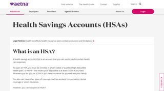 
                            10. Health Savings Accounts (HSA) | Aetna - Smart Hsa Portal