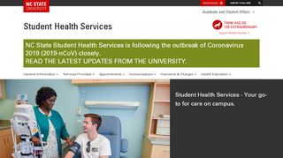 
                            3. Health Services | Student - NC State University - My Health Pack Portal
