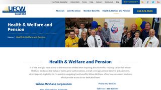 
                            4. Health & Welfare Resources | Pension Communications ... - Wilson Mcshane Portal