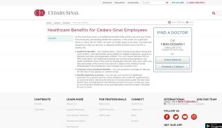 
                            8. Healthcare Benefits - Cedars-Sinai - Cedars Sinai Benefits Portal