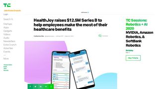 
                            6. HealthJoy raises $12.5M Series B to help employees make ... - Healthjoy Portal