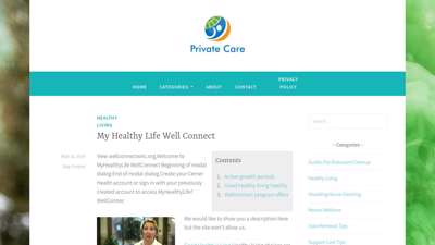
                            9. Healthy Life My Well Connect - Private Care