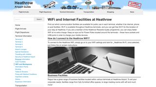 
                            3. Heathrow WiFi and Internet Facilities - Heathrow Airport Guide - Heathrow Rewards Wifi Portal