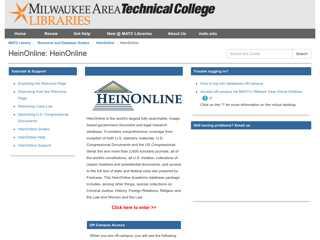 
                            5. HeinOnline - HeinOnline - Research Guides at Milwaukee ...