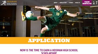 
Heisman High School Scholarship » Application

