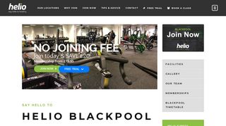 
                            2. Helio Gym in Blackpool | Say Hello To Healthy - Helio Fitness Portal