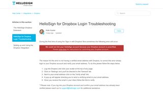 
                            8. HelloSign for Dropbox Login Troubleshooting – Help Center - Www Dropbox Com Portal