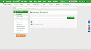 
Help Center: Tools - Zameen.com  
