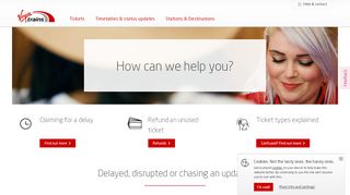 
                            2. Help & Contact - Virgin Trains - Virgin Trains Sign Up