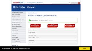
                            5. Help Desk: Students - Fresno State - Fresno State Portal Help