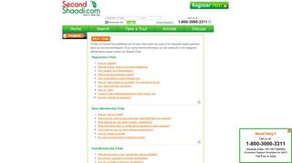 
                            6. Help / FAQs - Second Shaadi - Www Secondshaadi Com Portal