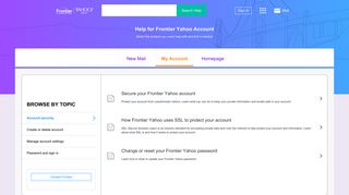 
                            4. Help for Frontier Yahoo Account - Yahoo Frontier Email Portal