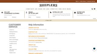 
                            5. Help | Sheplers - Sheplers Portal