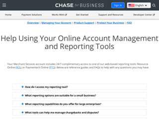 Help Using Your Online Account Management and ... - Chase