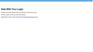 Help With Your Login - K-6 Think Central - K 6 Think Central Student Portal