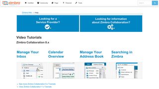 
                            4. Help - Zimbra :: Tech Center - Zimbra Wiki - Zimbra Support Portal