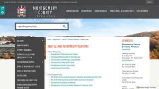 
                            4. Helpful Links for Domestic Relations | Montgomery County, PA ... - Montgomery County Pa Child Support Portal
