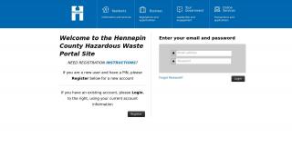 
                            5. Hennepin County Hazardous Waste Generator Portal — Hennepin ... - Hennepin County Hazardous Waste Portal