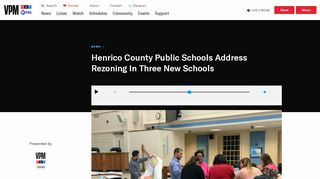 
                            8. Henrico County Public Schools Address Rezoning In Three ... - Hcps School Space Portal