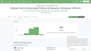 Herbario de la Universidad Pública de Navarra, Pamplona: UPNA-H - Portal Unavarra