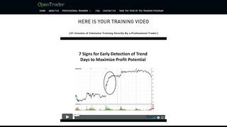 
                            2. Here Is Your Training Video | OpenTrader | Professional Training ... - Open Trader Pro Training Portal