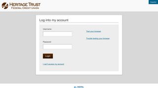 Heritage Trust FCU | Login - Heritage Trust Online Banking Portal