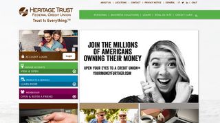 Heritage Trust Federal Credit Union | Charleston, SC - Heritage Trust Online Banking Portal