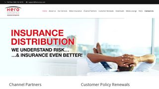 
                            1. Hero Corporate – Insurance Distribution: Home - Hcsl Insurance Portal