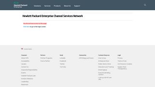 
                            2. Hewlett Packard Enterprise Channel Services Network - Hp Csn Enterprise Portal