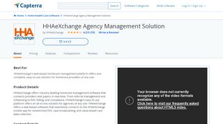 
                            8. HHAeXchange Agency Management Solution Reviews and ... - Hha Exchange Sign Up