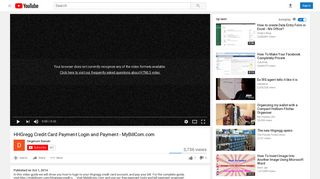 
                            9. HHGregg Credit Card Payment Login and Payment - YouTube - Hhgregg Payment Portal
