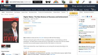 
                            2. Higher Status - Amazon.com - Jason Capital Higher Status Portal