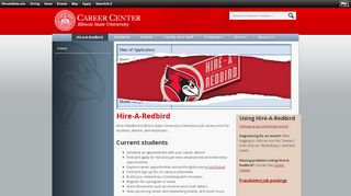 
Hire a Redbird | Career Center - Illinois State  
