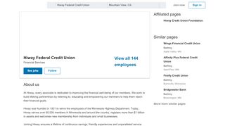 
                            1. Hiway Federal Credit Union | LinkedIn - Hiway Federal Credit Union Portal