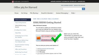 
                            5. HMS/HSDM Getting Started | Office 365 for Harvard - Harvard Hms Email Portal