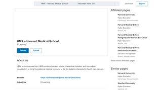 
                            8. HMX – Harvard Medical School | LinkedIn - Hmx Fundamentals Portal
