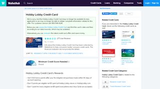 
                            5. Hobby Lobby Credit Card Reviews - WalletHub - Joann Credit Card Portal