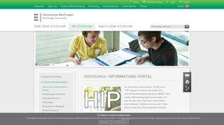 
Hochschul-Informations-Portal - Hochschule Reutlingen – Reutlingen ...
