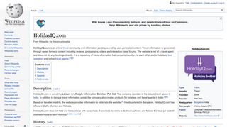 HolidayIQ.com - Wikipedia - Holiday Iq Portal